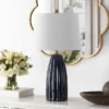 Kayden Ceramic Table Lamp - Navy Blue - Safavieh.