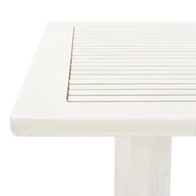 Pate 3pc Bistro Set - White/Navy - Safavieh - Image 3