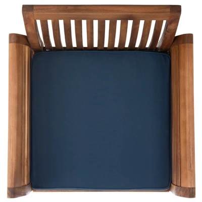 Carson 4pc Outdoor Set - Natural/Navy - Safavieh - Image 5