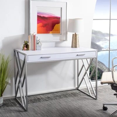 Elaine 1 Drawer Desk - Safavieh