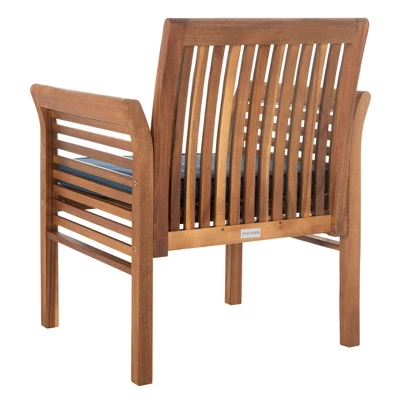 Carson 4pc Outdoor Set - Natural/Navy - Safavieh - Image 4