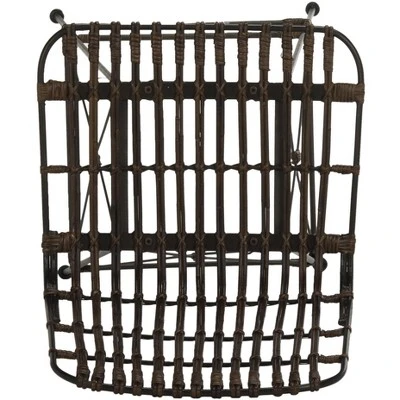 Minerva Wicker Bar Stool (Set Of 2) - Safavieh - Image 6