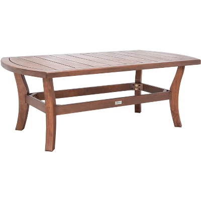 Payden Outdoor Coffee Table - Natural - Safavieh - Image 4