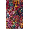 3'x5' Splatter Loomed Accent Rug Fuchsia - Safavieh