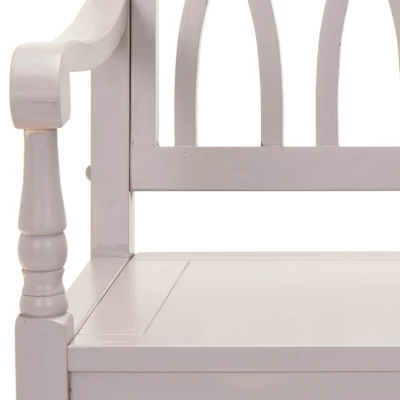 Benjamin Bench - Quartz Grey - Safavieh - Image 3