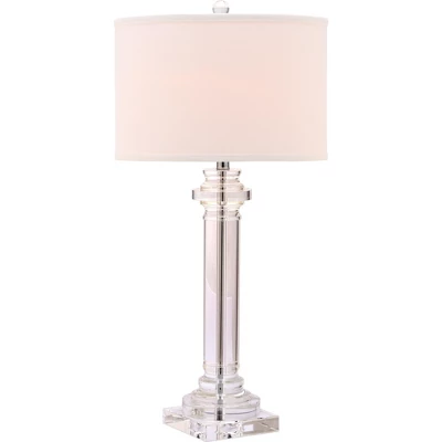 30" Nina Crystal Column Lamp Clear (Includes CFL Light Bulb) - Safavieh - Image 3