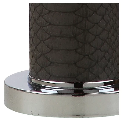 Ollie Faux Snakeskin Table Lamp - Safavieh - Image 3