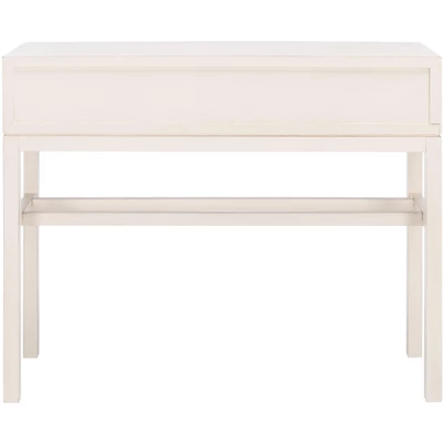Ajana 2 Drawer Console - Distressed White W/Distressed White Drawer - Safavieh - Image 5