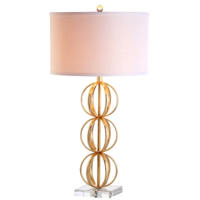 (Set Of 2) 29" Annistyn Table Lamp Brass Gold (Includes LED Light Bulb) - Safavieh - Image 3