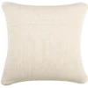 Diamond Loop Pillow - Natural - 20" X 20" - Safavieh