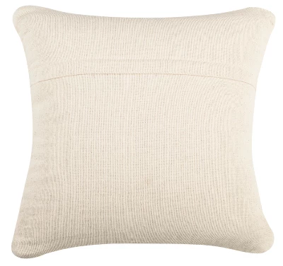 Diamond Loop Pillow - Natural - 20" X 20" - Safavieh