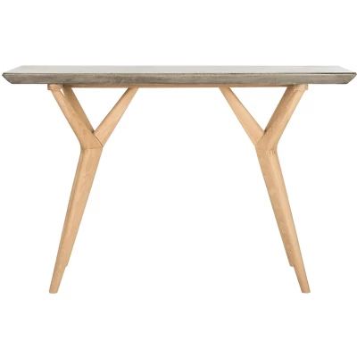 Ragna Concrete Console - Dark Grey - Safavieh - Image 7