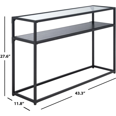 Ackley Console Table - Black - Safavieh - Image 6