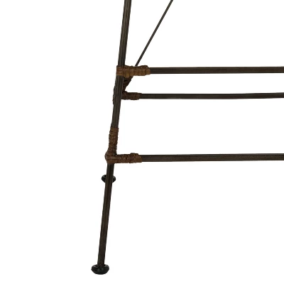 Minerva Wicker Bar Stool (Set Of 2) - Safavieh - Image 8