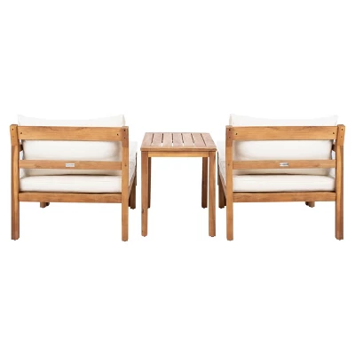 Pratia 5pc Outdoor Set - Natural/Beige - Safavieh - Image 4