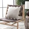 Temi Pillow - Beige/White - 18" X 18" - Safavieh
