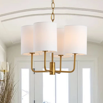 Elias Chandelier Brass/Gold - Safavieh - Image 5