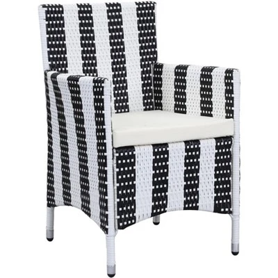 Kendrick Chair (Set Of 2) - Black/White - Safavieh - Image 3
