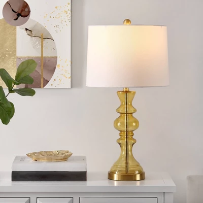 Jaiden Table Lamp (Includes LED Light Bulb) Amber - Safavieh - Image 3