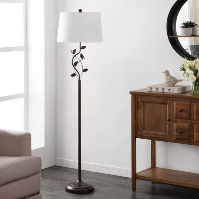 Rudy Iron Floor Lamp (Includes LED Light Bulb) Black - Safavieh - Image 2