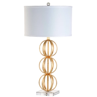 (Set Of 2) 29" Annistyn Table Lamp Brass Gold (Includes LED Light Bulb) - Safavieh - Image 2
