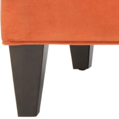 Harlow Lounging Bench - Pumpkin - Safavieh - Image 3
