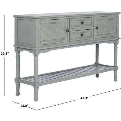 Tate 2 Drawer 2 Door Console Table - Safavieh - Image 6