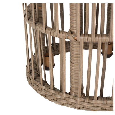 Fane Modern Concrete Round Side Table - Dark Gray - Safavieh - Image 4