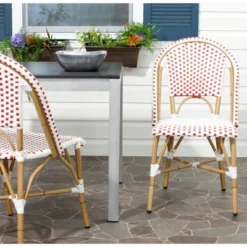 Salcha Indoor Outdoor French Bistro Side Chair (Set Of 2) - Safavieh