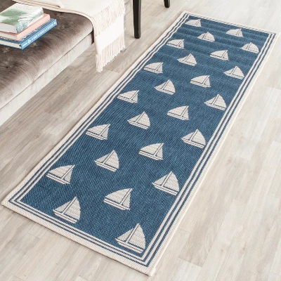 Courtyard CY7422 Power Loomed Indoor/Outdoor Indoor/Outdoor Area Rug - Safavieh