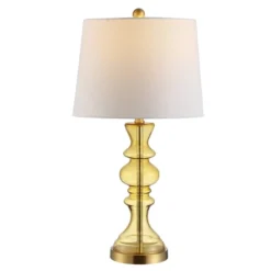 Jaiden Table Lamp (Includes LED Light Bulb) Amber - Safavieh
