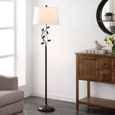 Rudy Iron Floor Lamp (Includes LED Light Bulb) Black - Safavieh - Image 3
