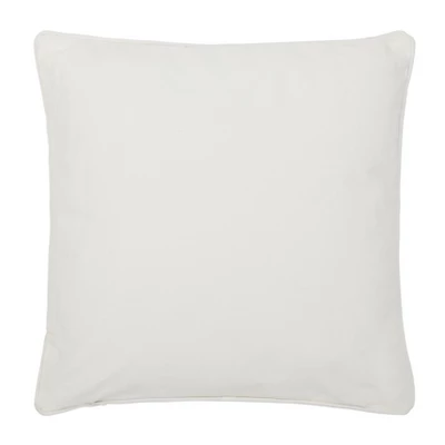Heart Of Gold Pillow - White/Beige - 16" X 16" - Safavieh - Image 3