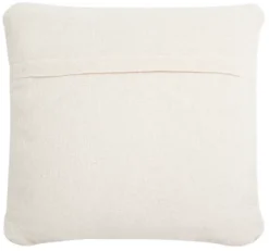 Thin Striped Looped Pillow - Apricot Blend - 20" X 20" - Safavieh
