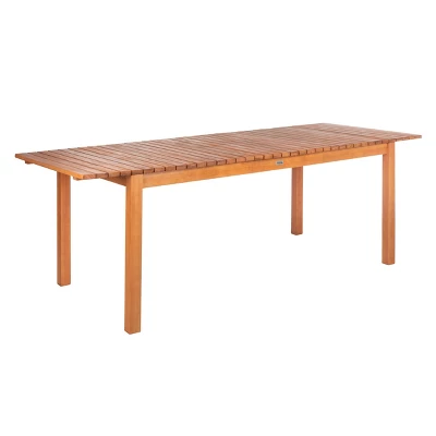 Marson Rectangle Dining Table Natural - Safavieh - Image 5
