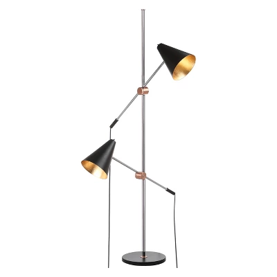 71" Reed Floor Lamp Black (Includes CFL Light Bulb) - Safavieh - Image 3