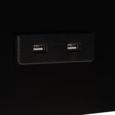 Portland Usb Side Table - Black - Safavieh - Image 8