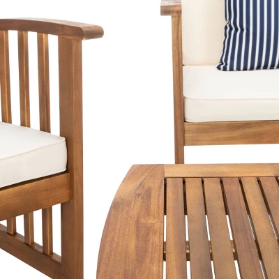 Rocklin 4pc Living Set - Natural/Beige/Navy - Safavieh - Image 4