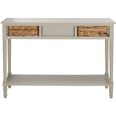 Christa Console Table With Storage - Vintage Grey - Safavieh - Image 4