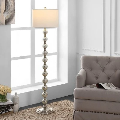 Cace Floor Lamp - Nickel/Ivory - Safavieh - Image 3