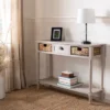 Christa Console Table With Storage - Vintage Grey - Safavieh