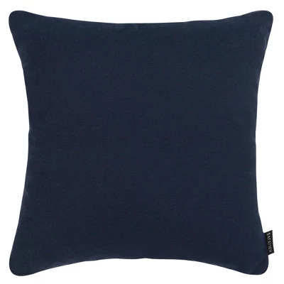 Blossom Pillow - Navy/Periwinkle - 16" X 16" - Safavieh - Image 2