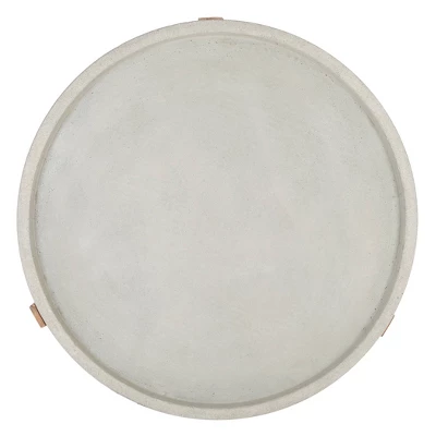 Valton Side Table - Natural/Light Gray - Safavieh - Image 4