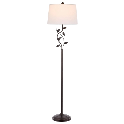 Rudy Iron Floor Lamp (Includes LED Light Bulb) Black - Safavieh