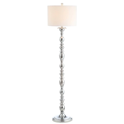 Wilhelmina Floor Lamp (Includes LED Light Bulb) Chrome - Safavieh - Image 2