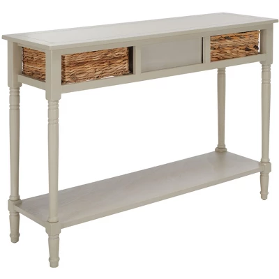 Christa Console Table With Storage - Vintage Grey - Safavieh - Image 5