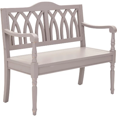 Benjamin Bench - Quartz Grey - Safavieh - Image 2