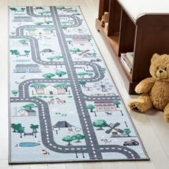 Kids Playhouse KPH235 Power Loomed Area Rug - Safavieh