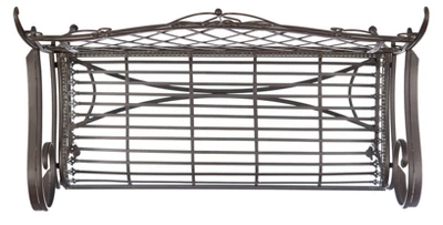 Abner Wrought Iron 45.75 Inch W Outdoor Garden Bench - Safavieh - Image 6