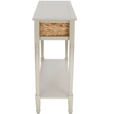 Christa Console Table With Storage - Vintage Grey - Safavieh - Image 3
